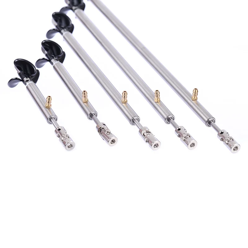 1 Satz einschließlich RC-Boot, 4-mm-Antriebswelle aus Edelstahl + Wellenhülse mit Fettdüse + 3-Blatt-Propeller + Propellermutter + Kardangelenk
