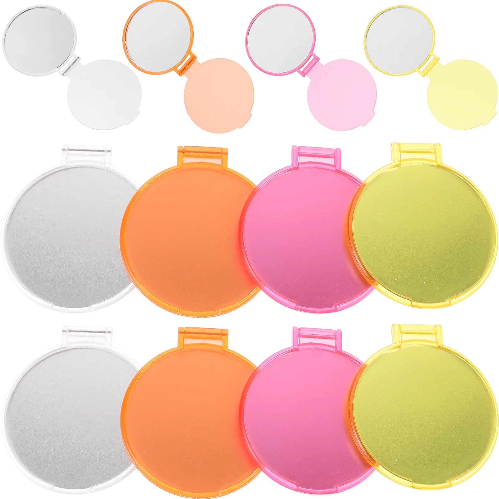 

12 Pcs Foldable Mirror Compact Small Handheld Mirrors Round Makeup Gift Pocket Travel