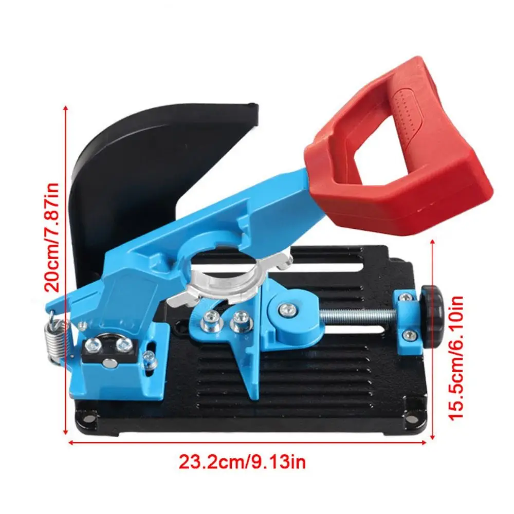 2 in 1 Angled Grinder Fixed Bracket Adjustable 45 Degree Clamps Multifunction Angled Grinder Stand High Accuracy Universal