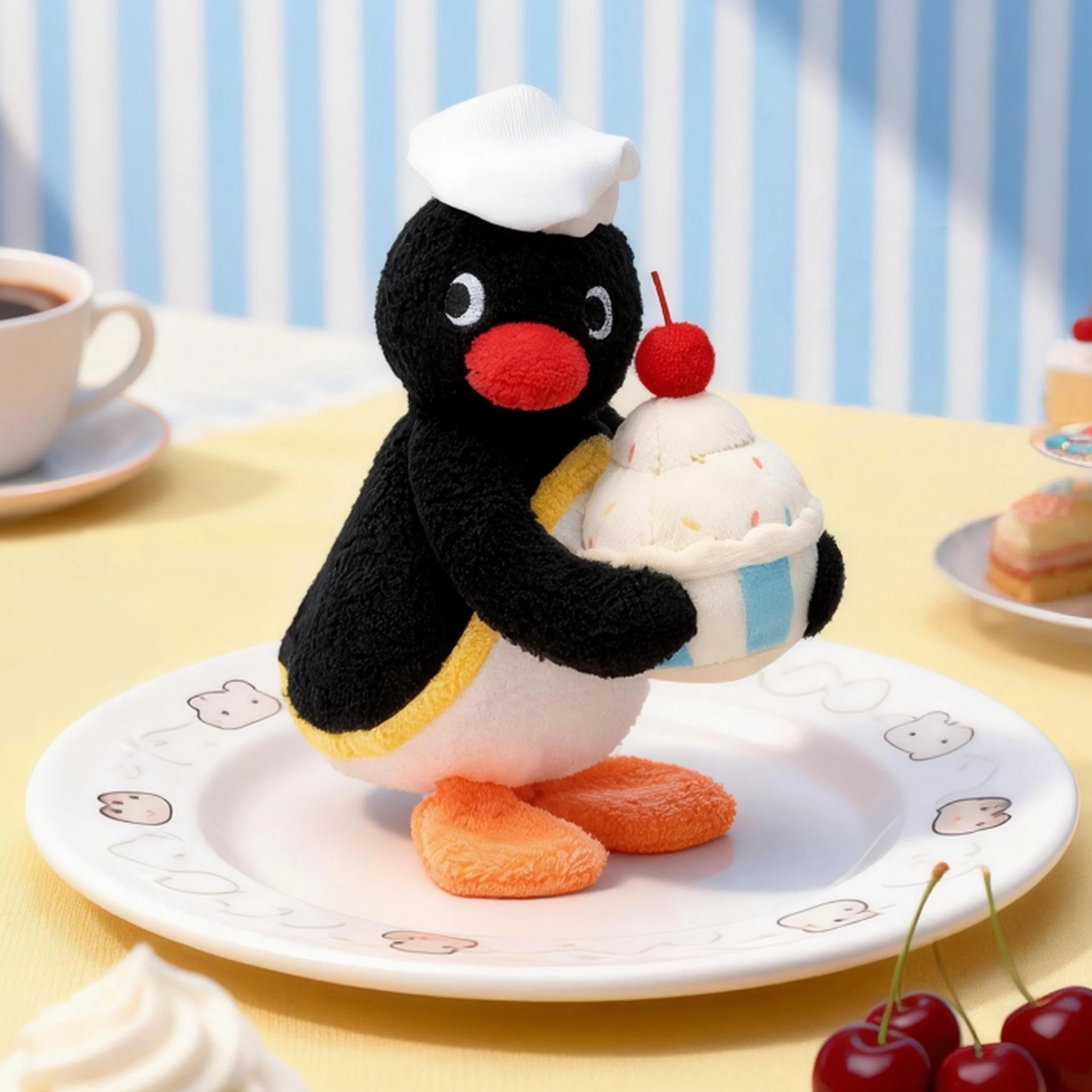 かわいいピングー スイートサプライズシリーズ 香り付きぬいぐるみペンダント キュートなペンギンバッグ バックパック飾り ぬいぐるみ 誕生日プレゼント