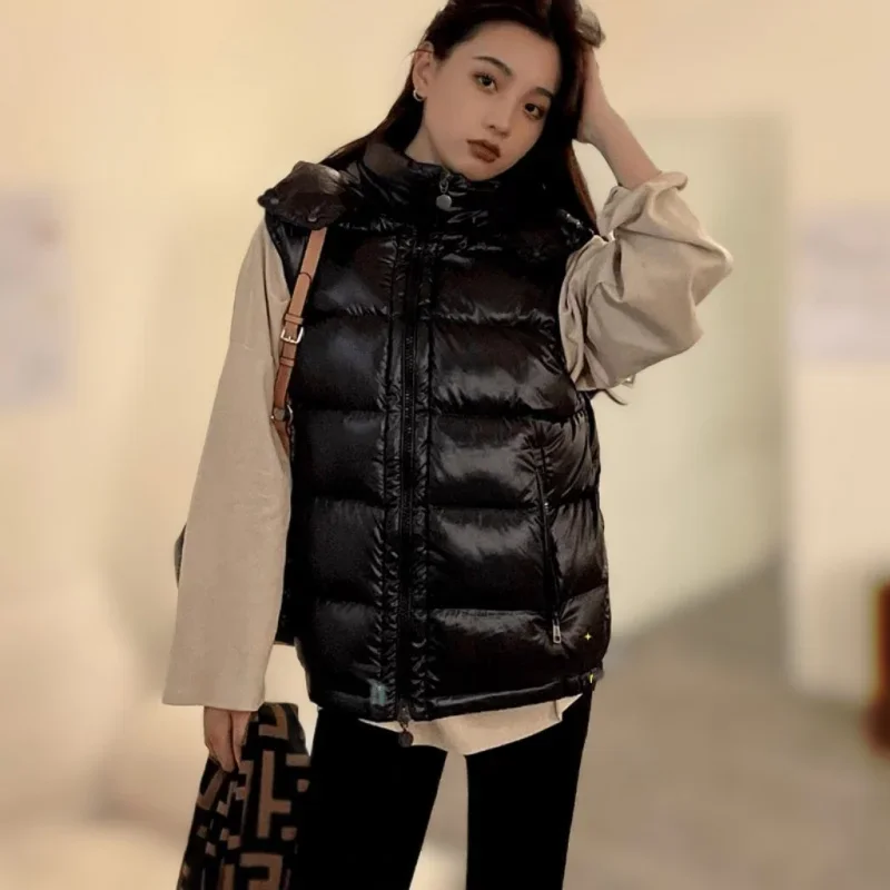 

Moncl*r Solid Color Windproof Crop Puffer Jacket Unisex Winter Thick Short Style 90% White Goose Down Jacket Womans Coats