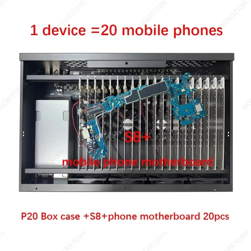 Mobile Mainboard Test Full Set, Black, Compatible with P30, Hardware Kit for Mobile Mainboard Development & Performance Testing