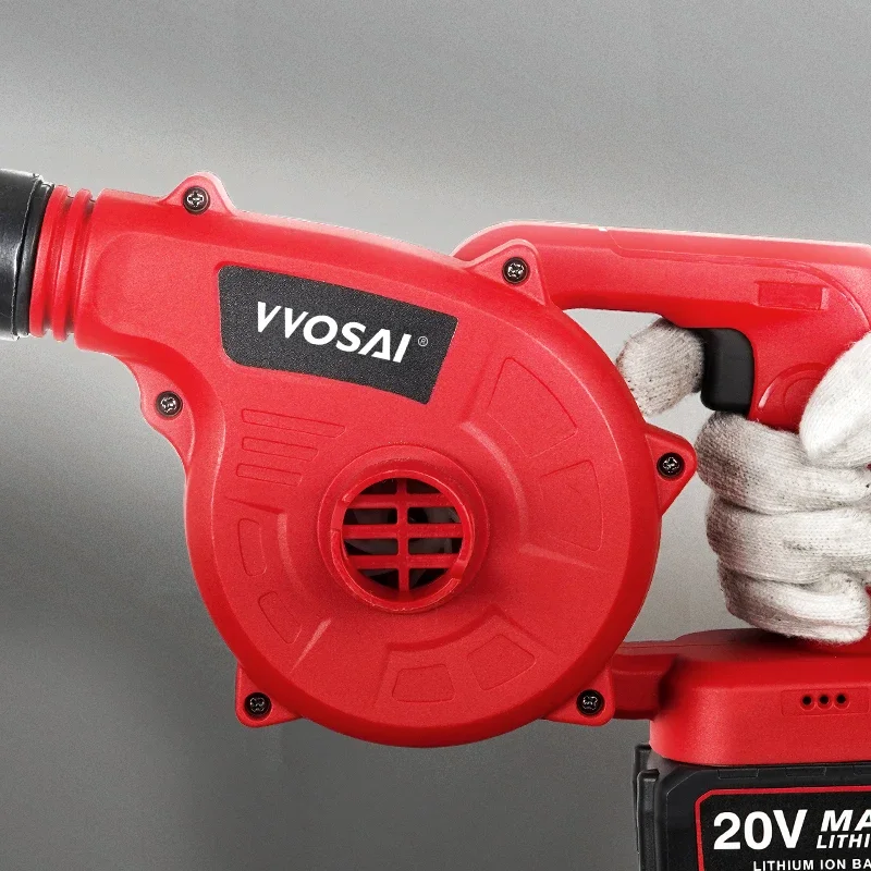 VVOSAI 20V Garden Cordless Blower Vacuum Clean Air Blower for Dust Blowing Dust Computer Collector Hand Operat Power Tool