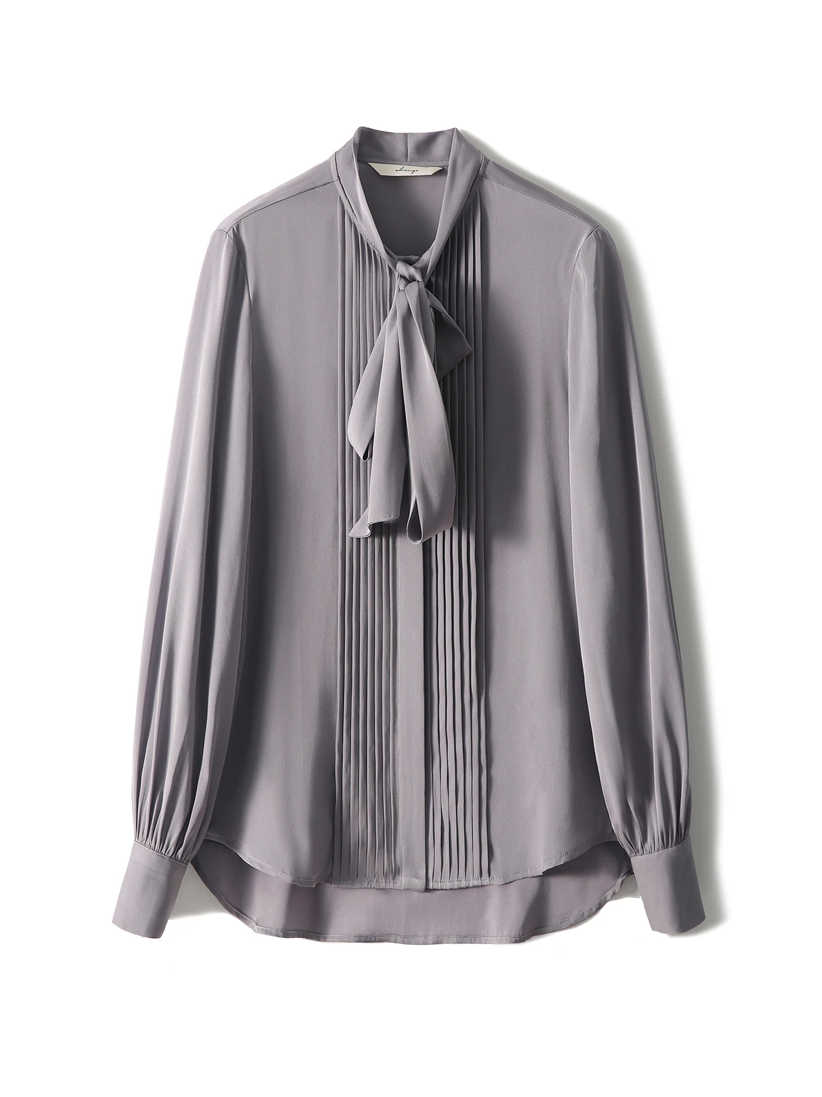 Romantico seta irt Stagione autunnale Pesante Crt Pieghettato Seta da donna Premium Faion Pendolarismo Sle Lungo Sve con bottoni