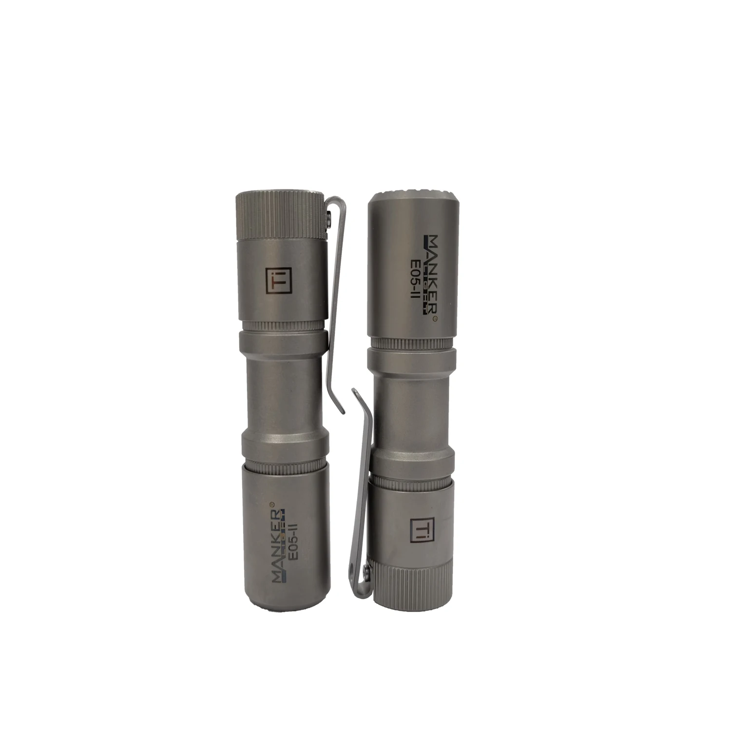 Manker E05 II Ti 1300 Lumens EDCTitanium Flashlight + + 920mAh Type-C USB Rechargeable 14500 Battery