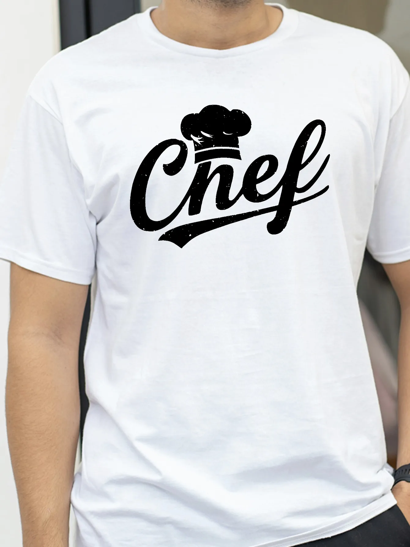 

Fashion Casual T-shirt New Chef Graphic T Shirt Men Mens Clothing T Shirt Homme Mens T Shirt New in Top & Tees Tee