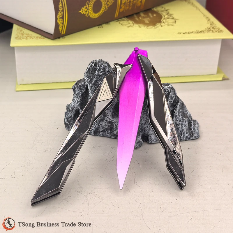 22cm Valorant Singularity 2.0 Butterfly Foldable Alloy Toy Matel Model Unopened Blade Game Collectible Official Merchandise