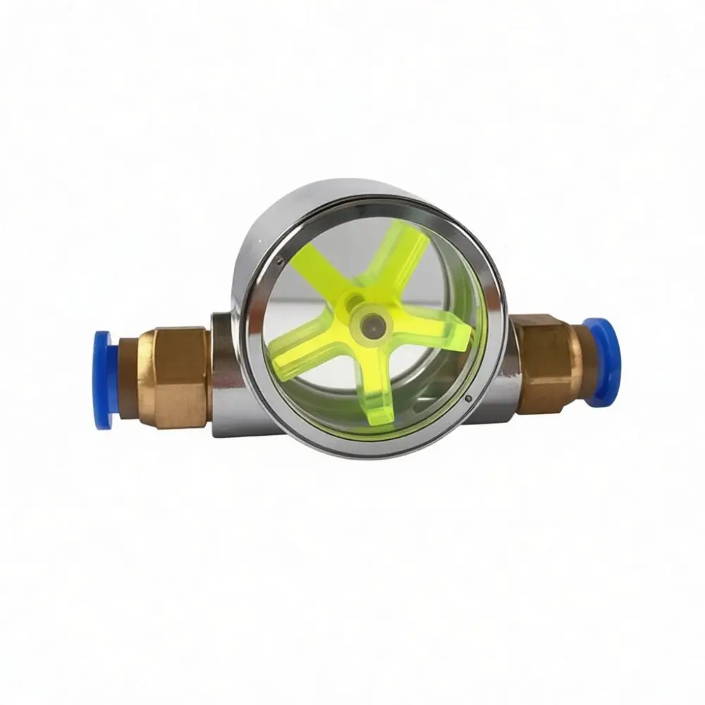 Universal Water Flow Indicator Cooling System Gauge For CNC Spindle Motor Fluid Circulation Observation Safety Tool Parts