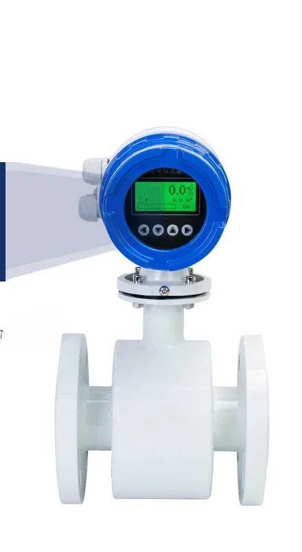 

Intelligent electromagnetic flowmeter Pipeline type sewage liquid dn/50/100/150 high-precision flowmeter
