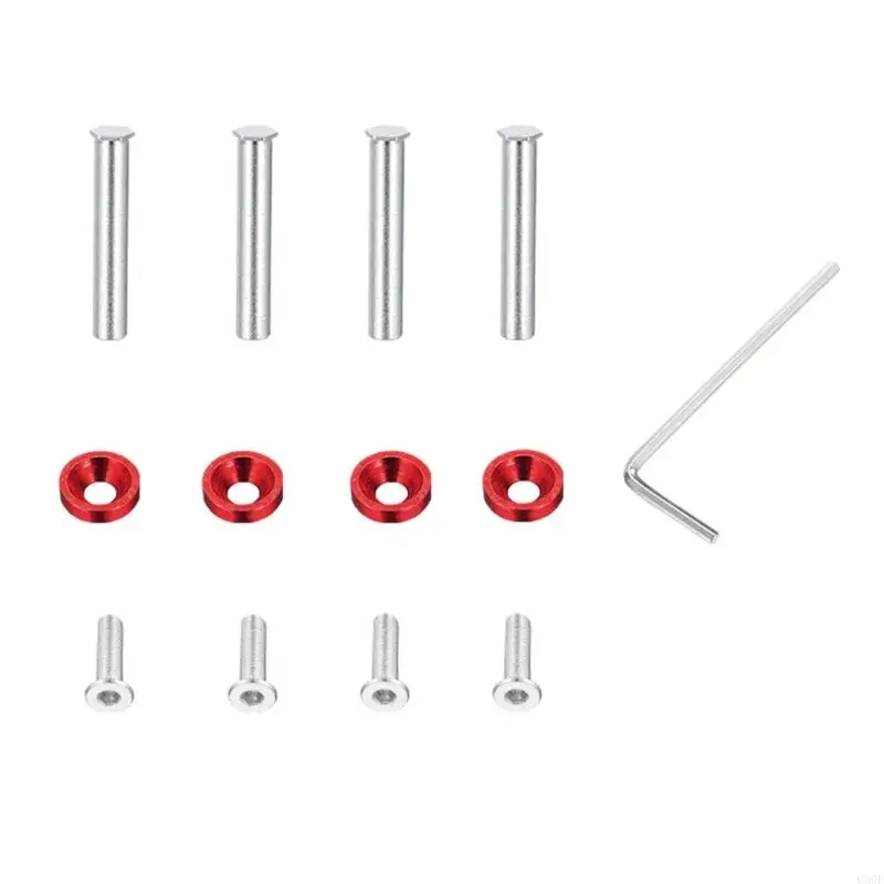 C90F 4PCS/세트 컴퓨터 케이스 팬 부품 데스크탑 컴퓨터 전원 공급 장치 팬 롱 스크류 라디에이터 팬 스크류 워터 냉각