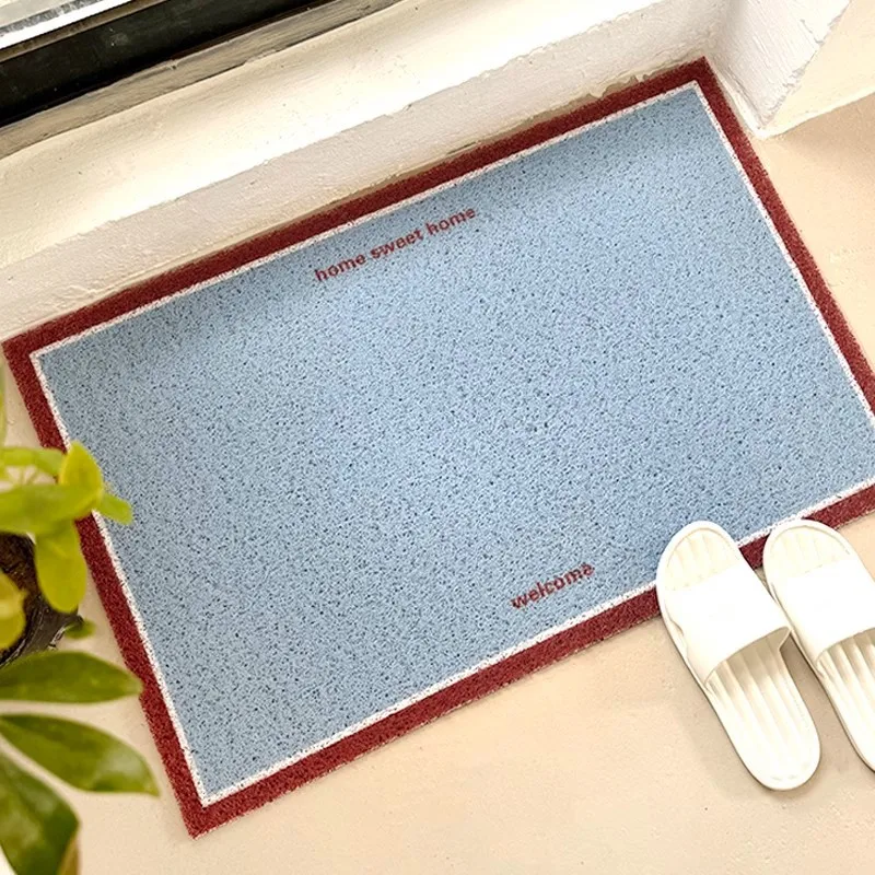 Premium Minimalist Solid Color Ins Style Doormat Luxury Tufted Entryway Carpet Ultra Durable Washable Bath Mat Home Decor