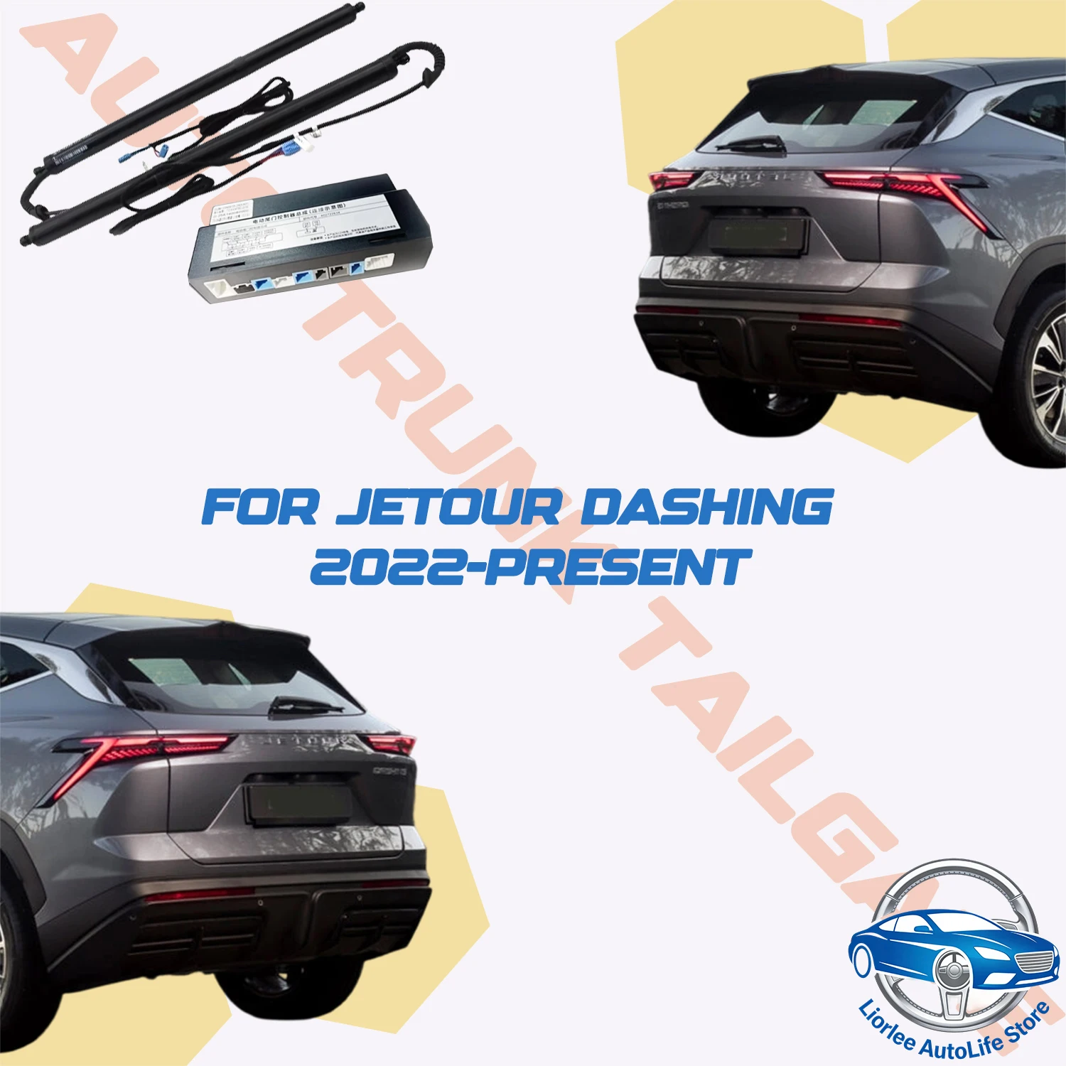 

Электропривод багажника для Jetour Dashing 2022-наст. время, автоматический подъемник задней двери, электрический амортизатор багажного отсека