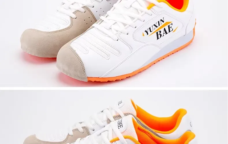 Orange Boys' and Girls' Fencing Shoes Professional Training Fencing Shoes for Men and Women Competition Fencing Shoes