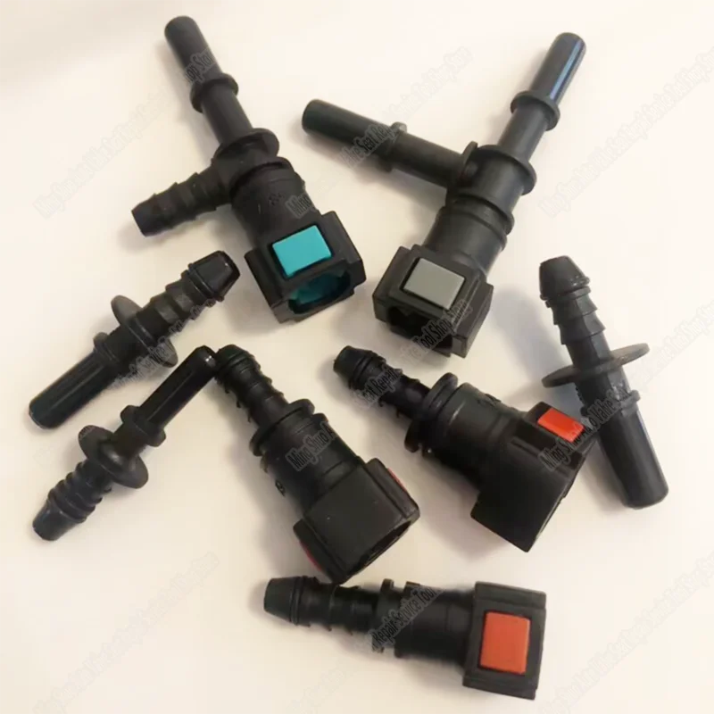 1Pcs 6.3 7.89 9.49 Auto Car Fuel Line Hose Coupler Nylon Motorcycle Hose Coupler Quick Release Connector