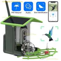 Bird Feeder Camera 4MP 2K HD Bird Video Capture WiFi Solar Powered Camera Battery with Solar Panel, Instant Alerts, Birdwatching