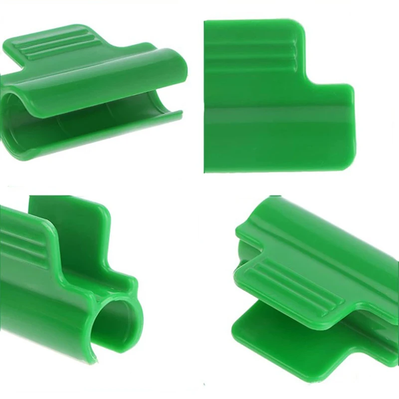 Greenhouse Clamps Clips Film Row Cover Netting Tunnel Hoop Clip Shading Net Rod Clip Plant Extension Support 8/11/16/19mm