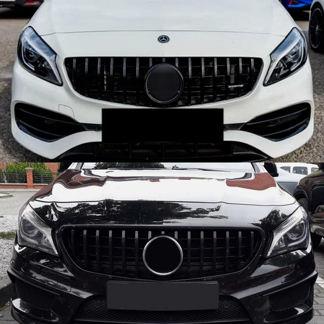 

For Mercedes CLA C117 W117 2013-2019 CLA180 CLA200 CLA220 CLA260 Diamond Style Car Front Grille,Car Styling Upgrade Parts.