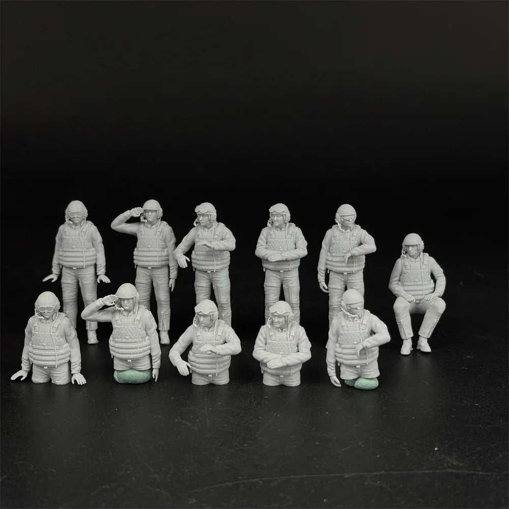 1/35 مقياس أبرامز العسكرية الحديثة طاقم دبابة الولايات المتحدة أرقام الراتنج أطقم منمذجة الحرب المصغرة #1