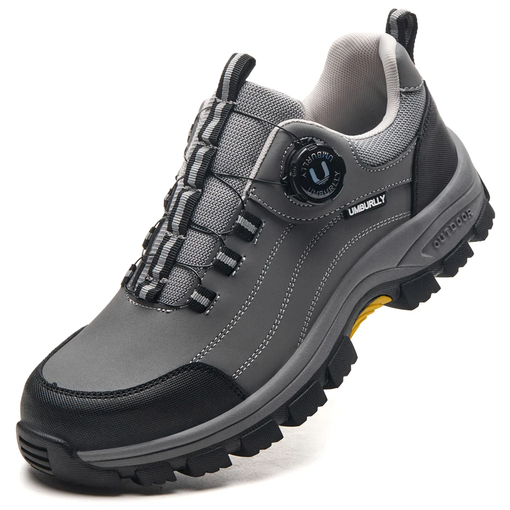 Draaibare knop Heren veiligheidsschoenen Mode sneakers Schoenen met stalen neus Werklaarzen Punctiebestendige onverwoestbare schoenenbescherming