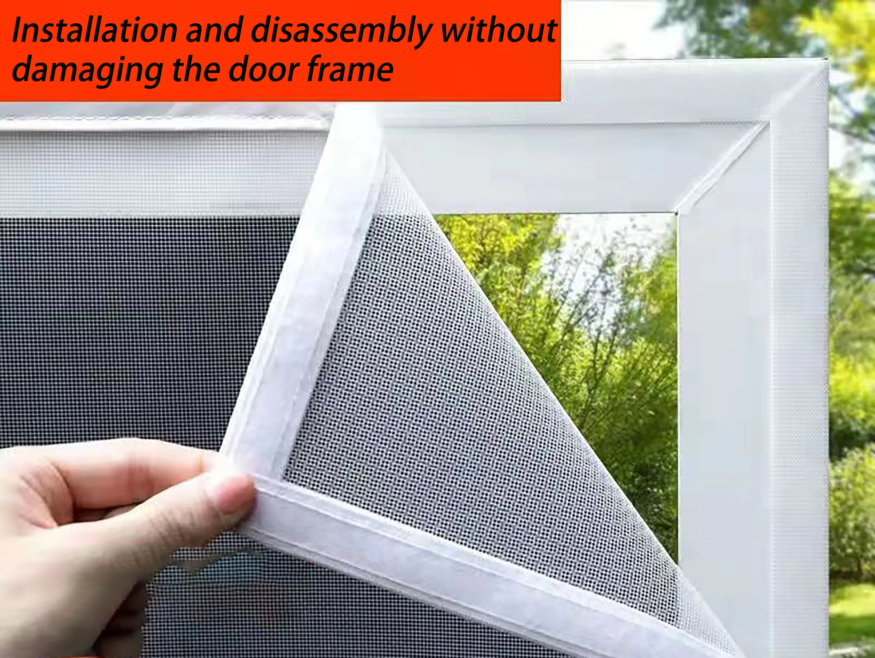 Customized window screen, mosquito proof screen, non perforated, environmentally friendly, durable, and aesthetically pleasing