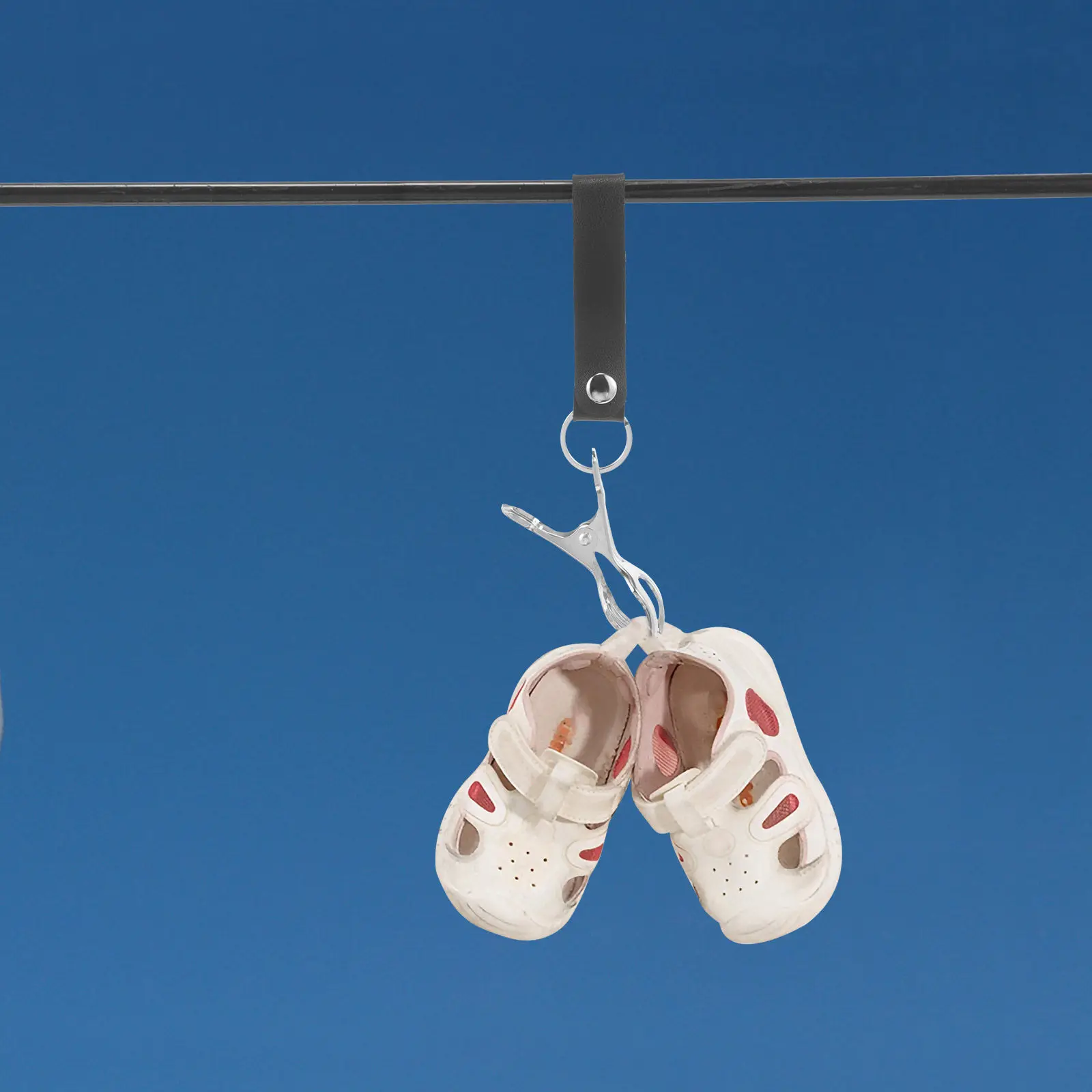 

Shoe Clips Portable for Travel Baby Stroller Hanging Shoe Drying Rack Organizer Holder Slipper Drying Rack