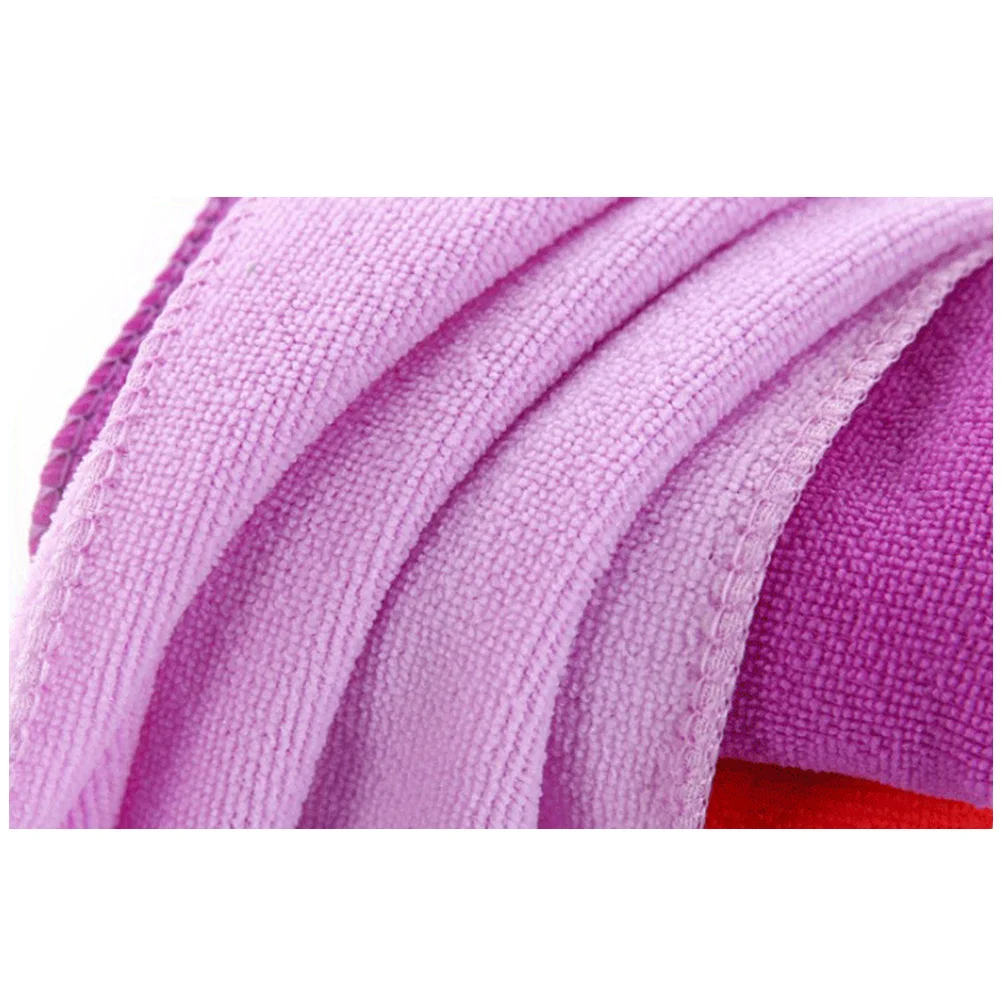 

Microfiber Towels 30X70Cm Light Pink Ultra- -Drying Water Absorbing For Face Hair Drying Bathing Car Washcloth