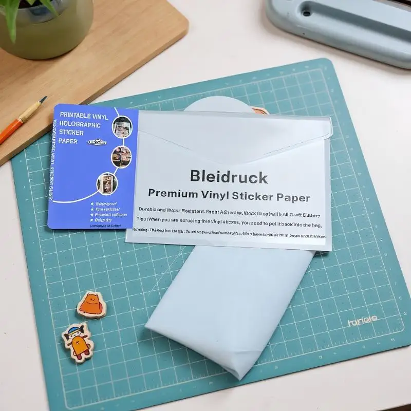 5 قطعة ورق لاصق ثلاثي الأبعاد من الفينيل الشفاف ذاتي اللصق مقاوم للماء طبقة تصفيح باردة شفافة للحرف اليدوية #3