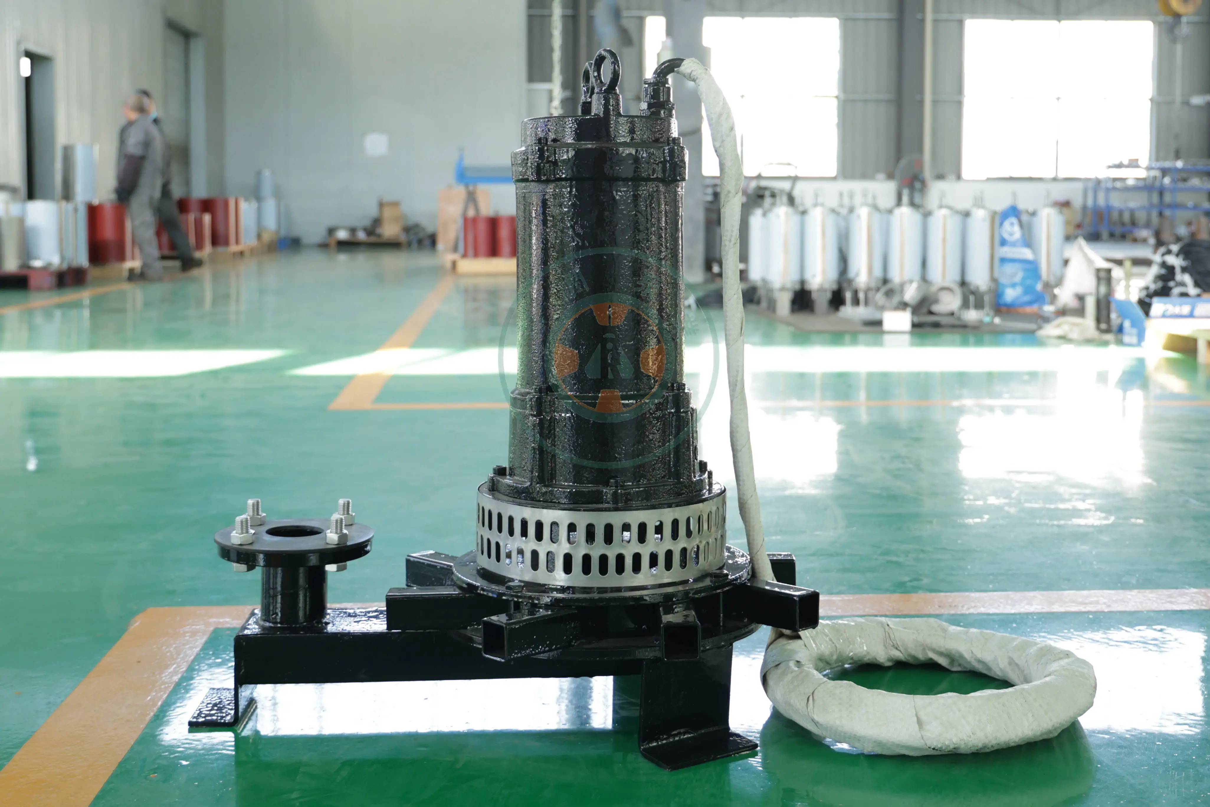 Self-Aspirating Submersible Jet Aerator for Desanding Tank