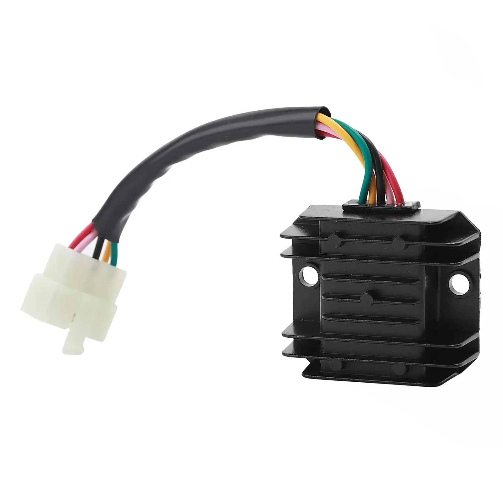 

GY6 Voltage Regulator Rectifier with 4 PIN Connector Compatible with GY6 150CC 152QMI 157Q Engine Scooter Mopeds Jonway Tank
