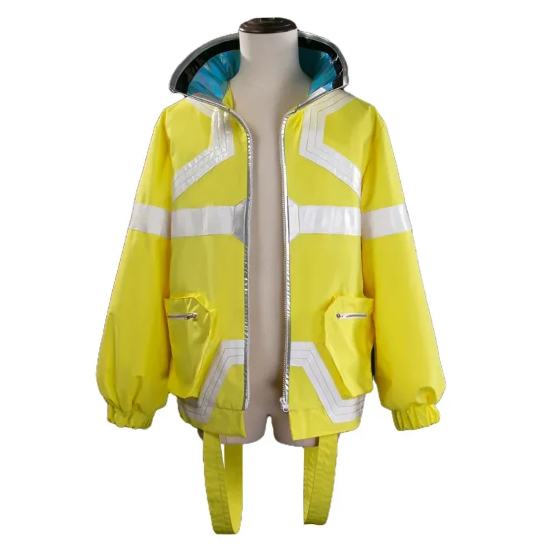 AA Bear House 002 Cyberpunk Edgerunners เกมอะนิเมะ David Martinez คอสเพลย์เครื่องแต่งกายเสื้อแจ็คเก็ตคอปก Hoodie Casual WearWAT99 ★ ★