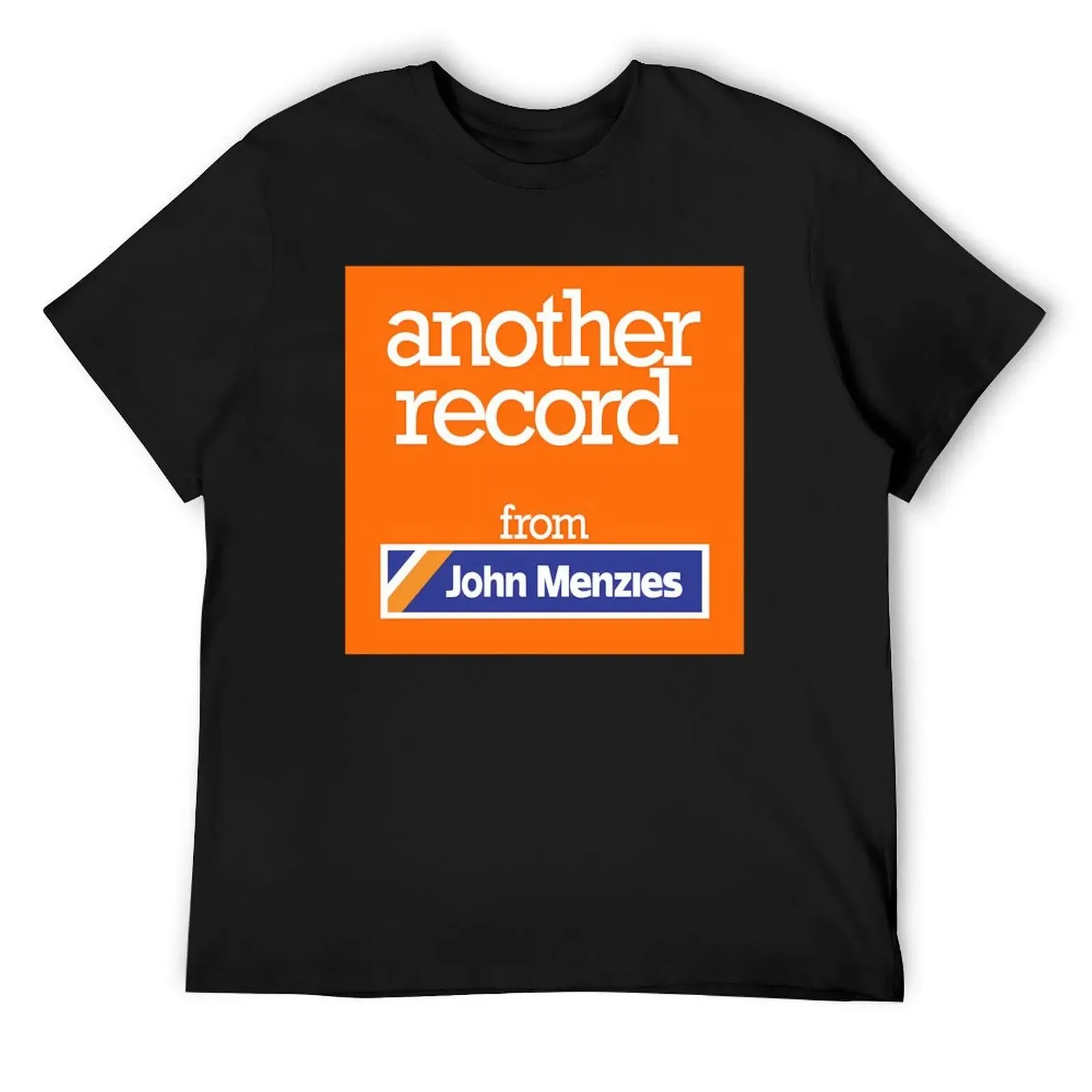 

John Menzies Plastic Record Bag T-Shirt graphics Blouse essential t shirt quick drying mens t shirts