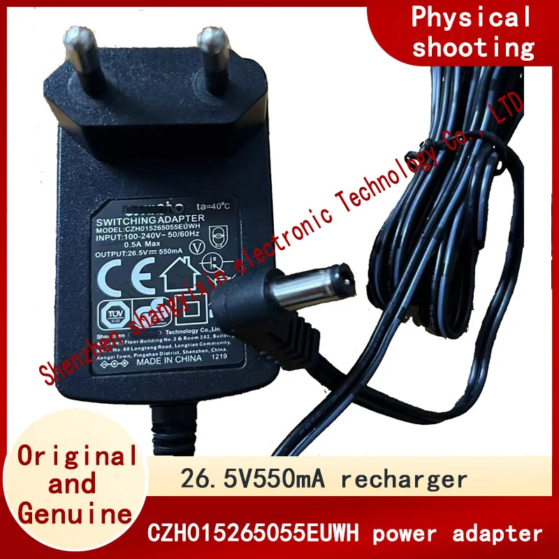 Aspirador de Carregamento sem Fio Original Carregador Poder 26.5v 550ma Czh015265055euh