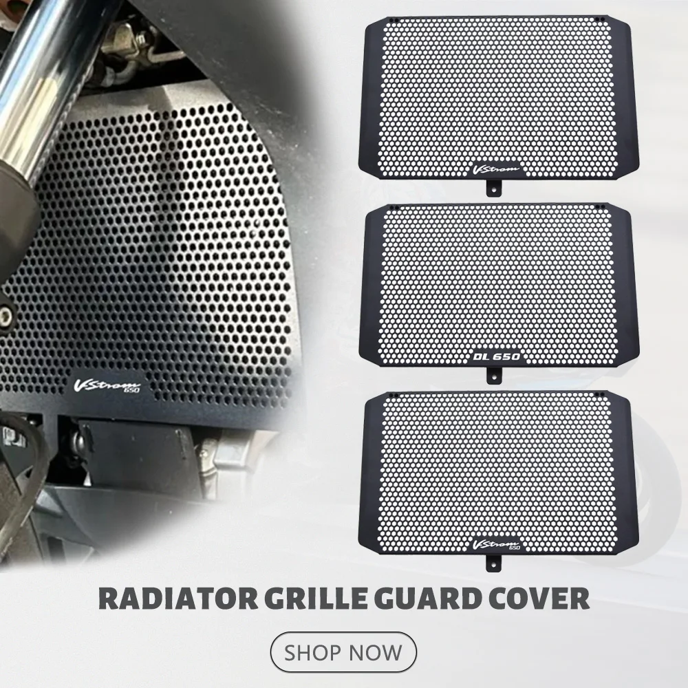

DL650 Motorcycle Radiator Grille Guard Protector Grill Cover For Suzuki V-STROM VSTROM DL 650 VSTROM650 GTA 2011-2022 2023 2024