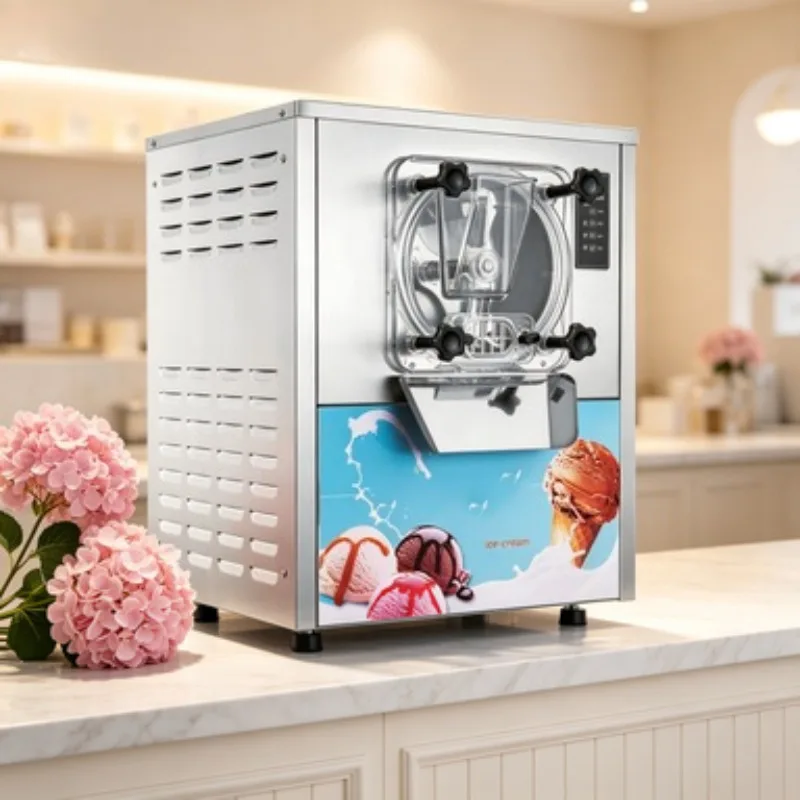 Professional Soft Serve Maker Commercial Ice Cream Machine 3 Flavors Yogurt Freezer Equipment for Restaurant