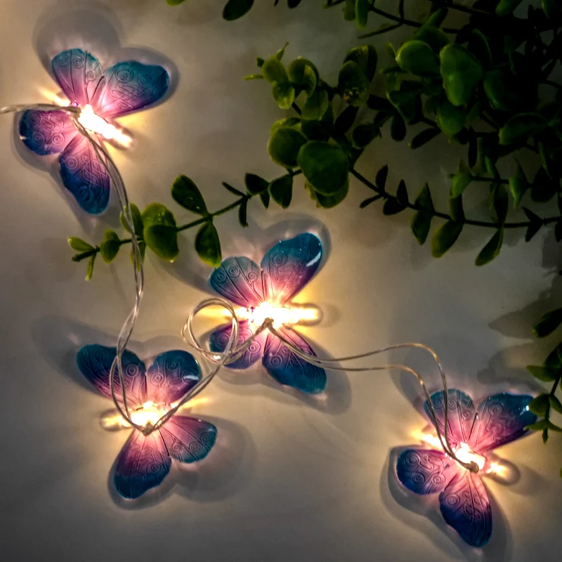 1.5/3M LED Butterfly Lights String Glowing Fairy Tale String Light For Home Holiday Garland Wedding Festival Party Decor