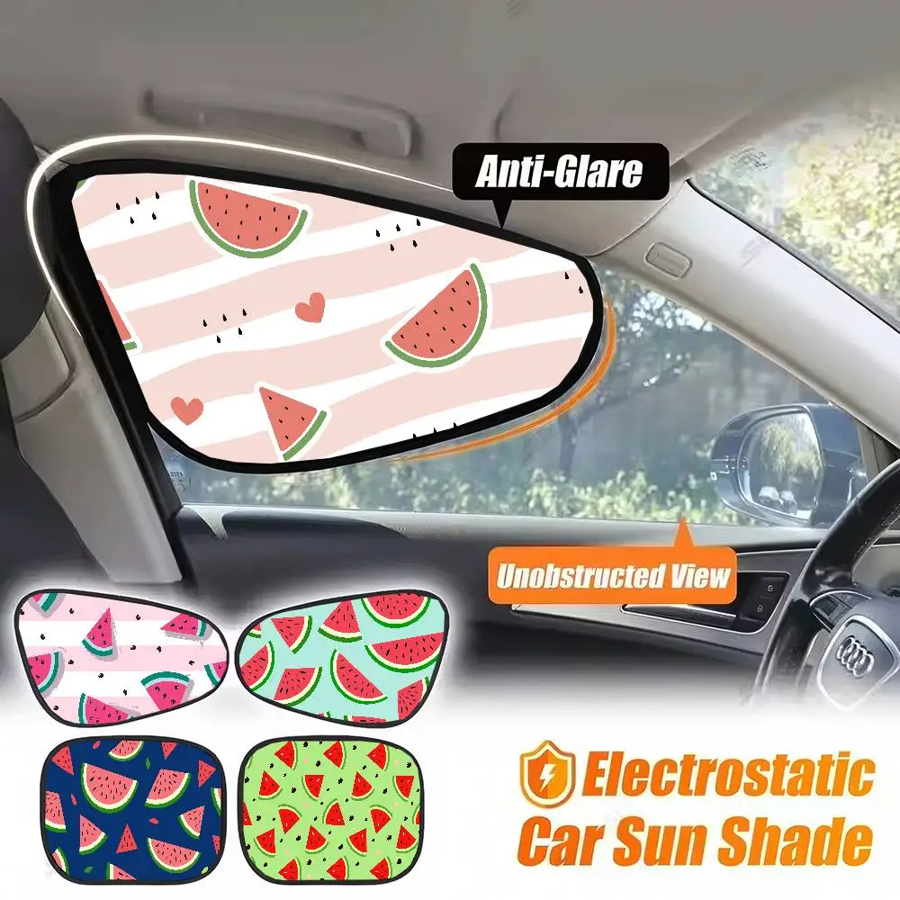 

Летний фруктовый арбуз, милый кукольный домик, солнцезащитный козырек на боковое окно автомобиля - универсальный складной, аксессуар для козырька на лобовое стекло
