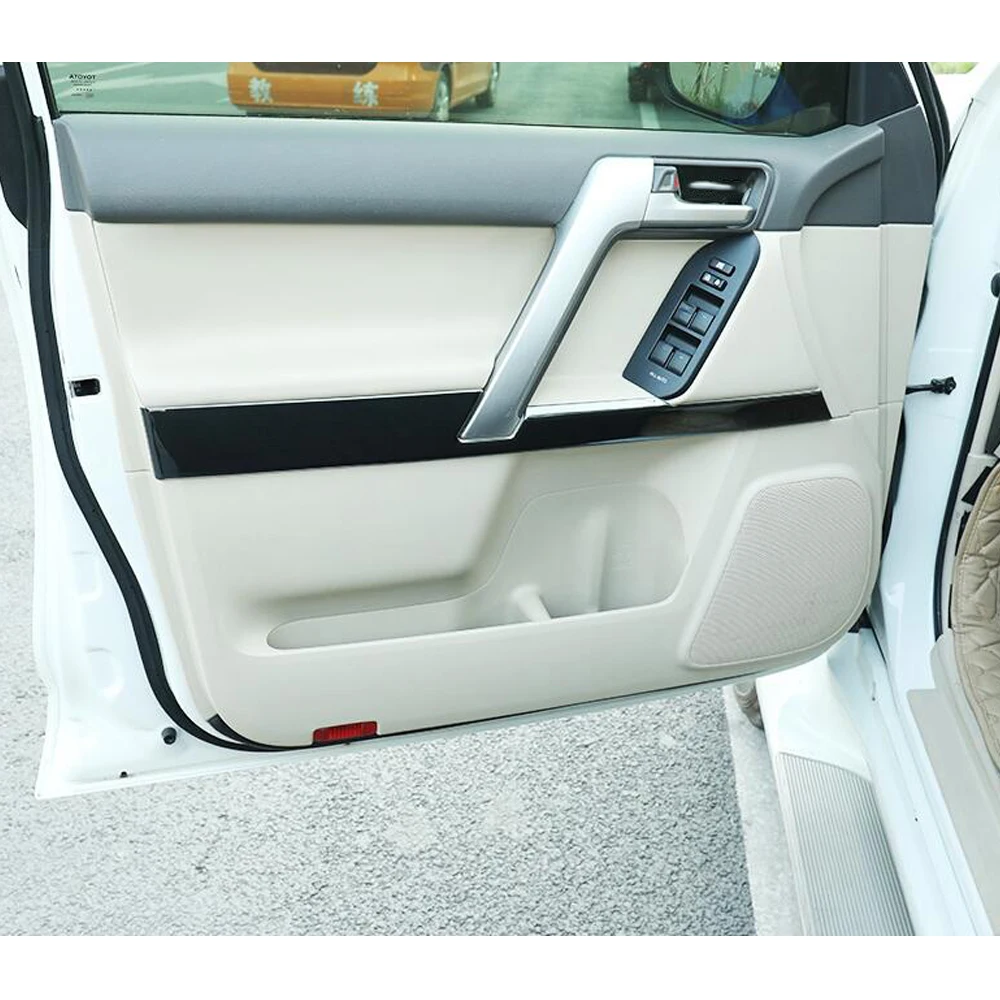 Car Stick Door Handrail Trim For Toyota Prado FJ150 2010 2011 2012 2013 2014 2015 2016 2017 2018 2019 Handel Frame Armrest Cover