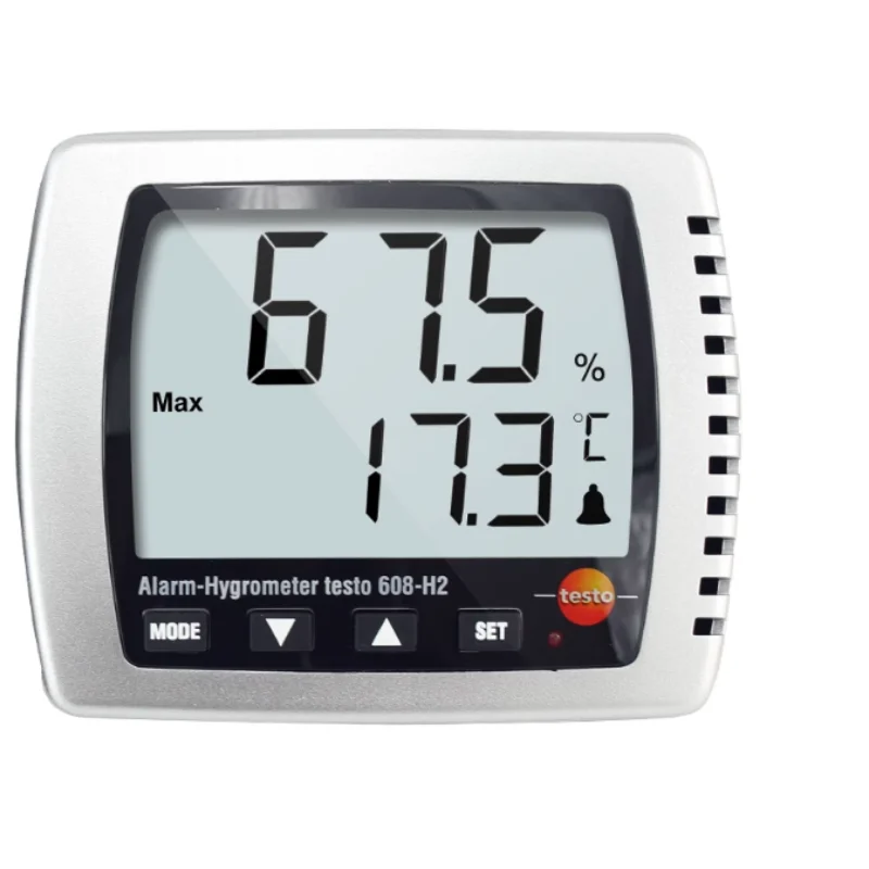 

Testo 608H1 Temperature and Humidity Meter - Home Use Indoor, High Precision Temperature and Humidity Meter - Industrial Use