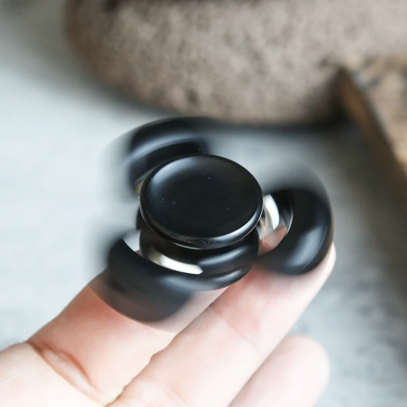 Giocattolo spinner in acciaio inossidabile Horizon EDC Fidget Spinner in acciaio inossidabile - Spinner a mano giroscopico per alleviare l'ansia e lo stress per scrivania da ufficio