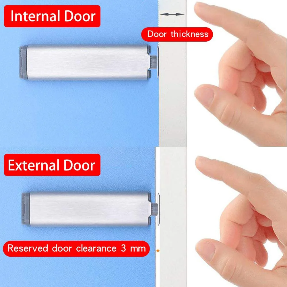 AB42-Push Latches For Cabinets 12 Pack Push To Open Cabinet Hardware Push Press Latch Kitchen Door Push Release Latch
