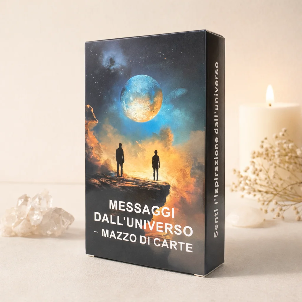 54 Italian Universe Message Oracle Deck, Tarot Series, Spiritual Guidance & Healing Cards, Size 12×7 cm / 4.72×2.76 in