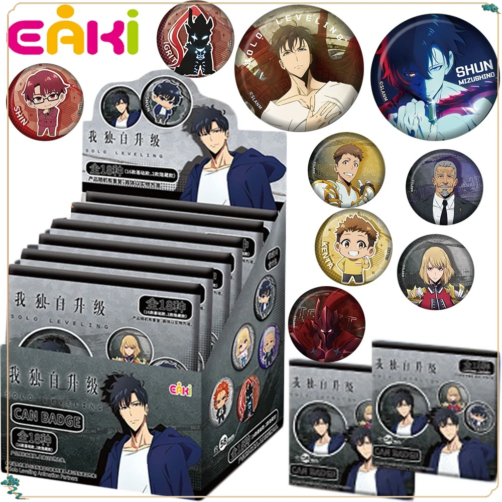 جديد EAKI حقيقية سولو التسوية شخصيات أنيمي شارة HD الحرفية جمع دبابيس لحقيبة الظهر اكسسوارات الاطفال الهوايات الهدايا #1