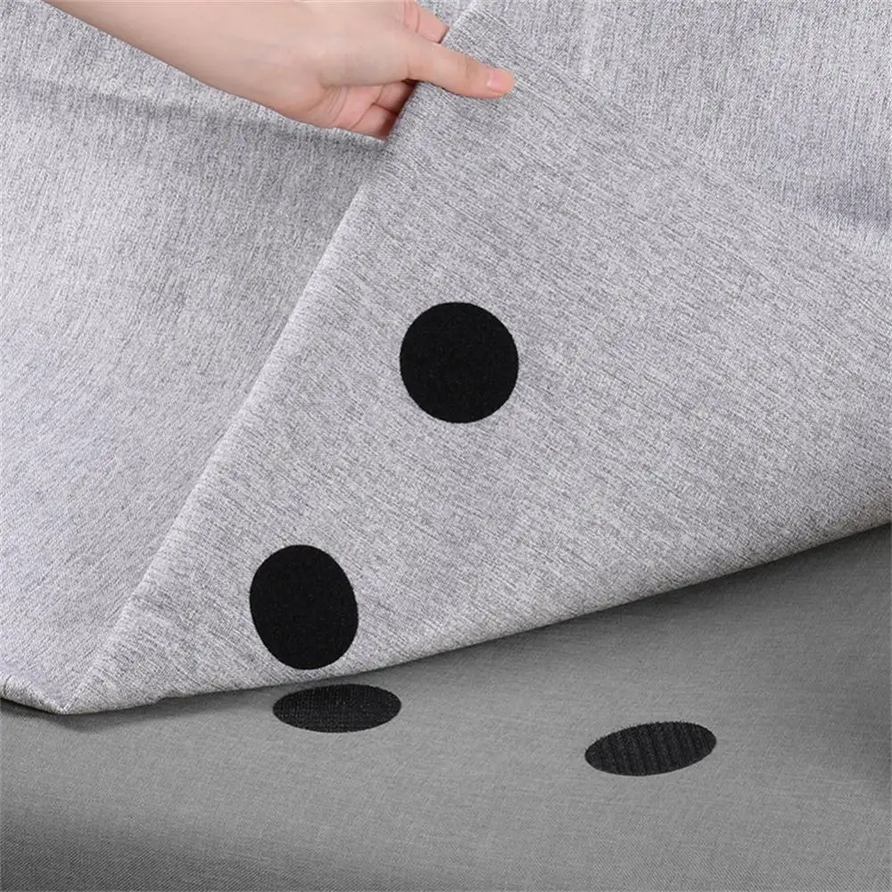 1~8PCS 5/10pairs Adhesive Fastener Nylon Scratch Double-sided Sticker Anti Slip Bed Sheet Sofa Mats Carpet Pads Room Home