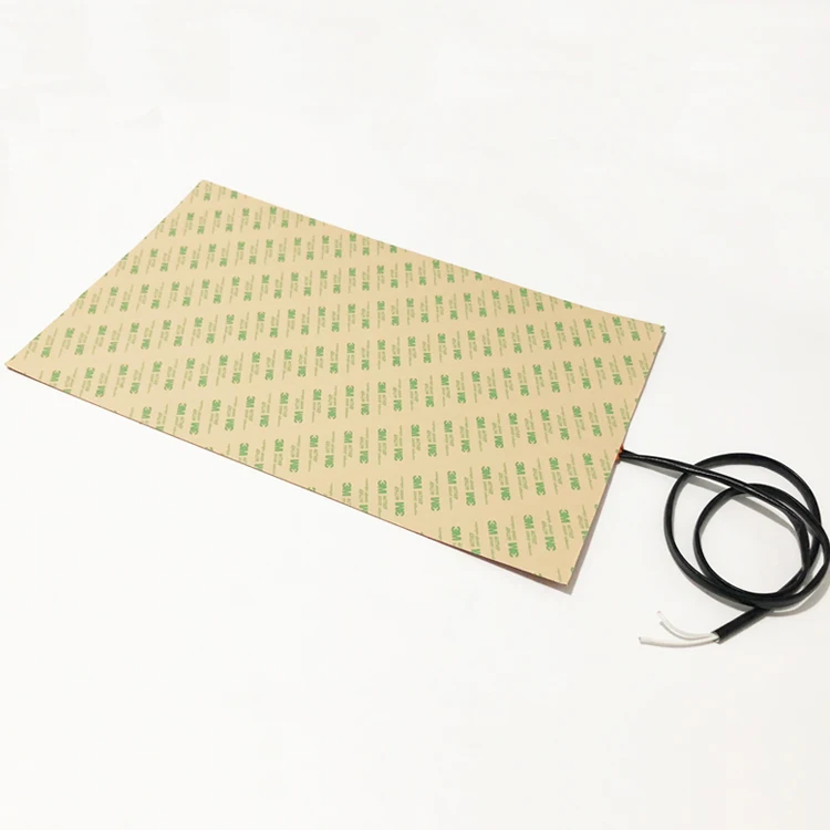 5V 12V 24V 110V 220V 380V Electric Silicone Rubber Heating Pads Blankets Sticker Heated Plate Mat Flexible Waterproof 3D Printer