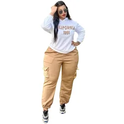 2 Piece Set Africa Clothes 2025 African Dashiki New Dashiki Fashion Suit Top And Trousers Super Elastic Party Big Size For Lady
