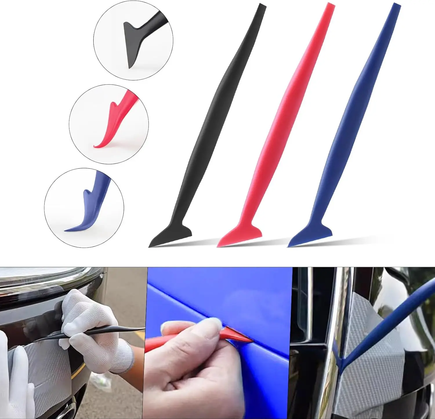 NeoWrap Professional Window Tint Film Installation Tool Car Vinyl Wrap Tools Kit Felt Squeegee Micro Scraper Vinyl Magnet Holder view 4