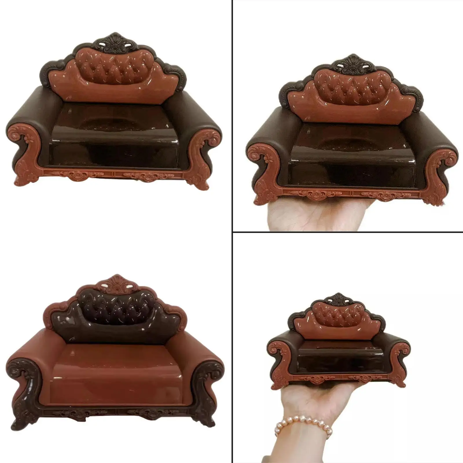 

Miniature Sofa Single Chair Model for Window Display DIY Model Handcraft