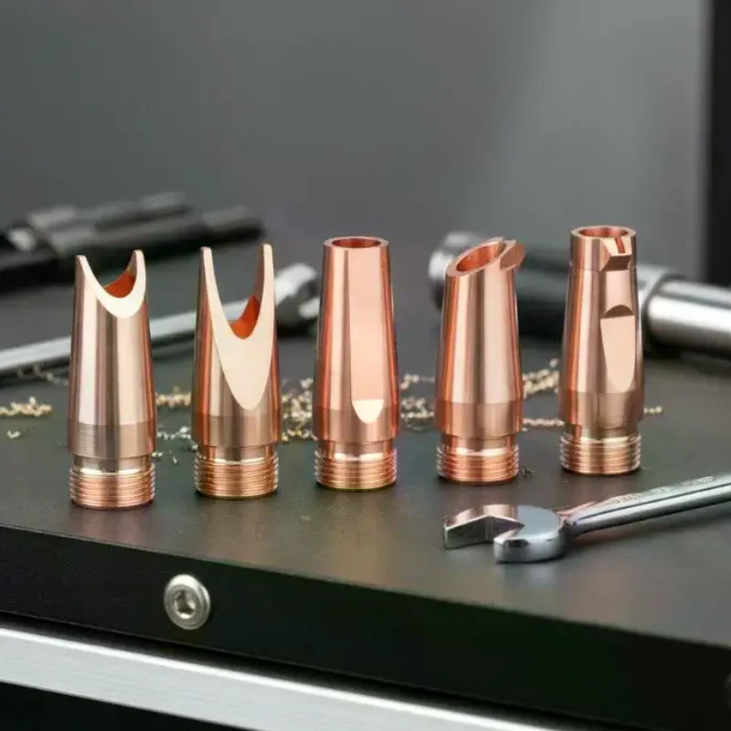 

Laser Welding Nozzle HRLASER WSX H32 M11 Welder Wire Feeder Copper Nozzles 1.0/1.2/1.6 Wire Guide Tools For K1M A2M HD21Hot Sale