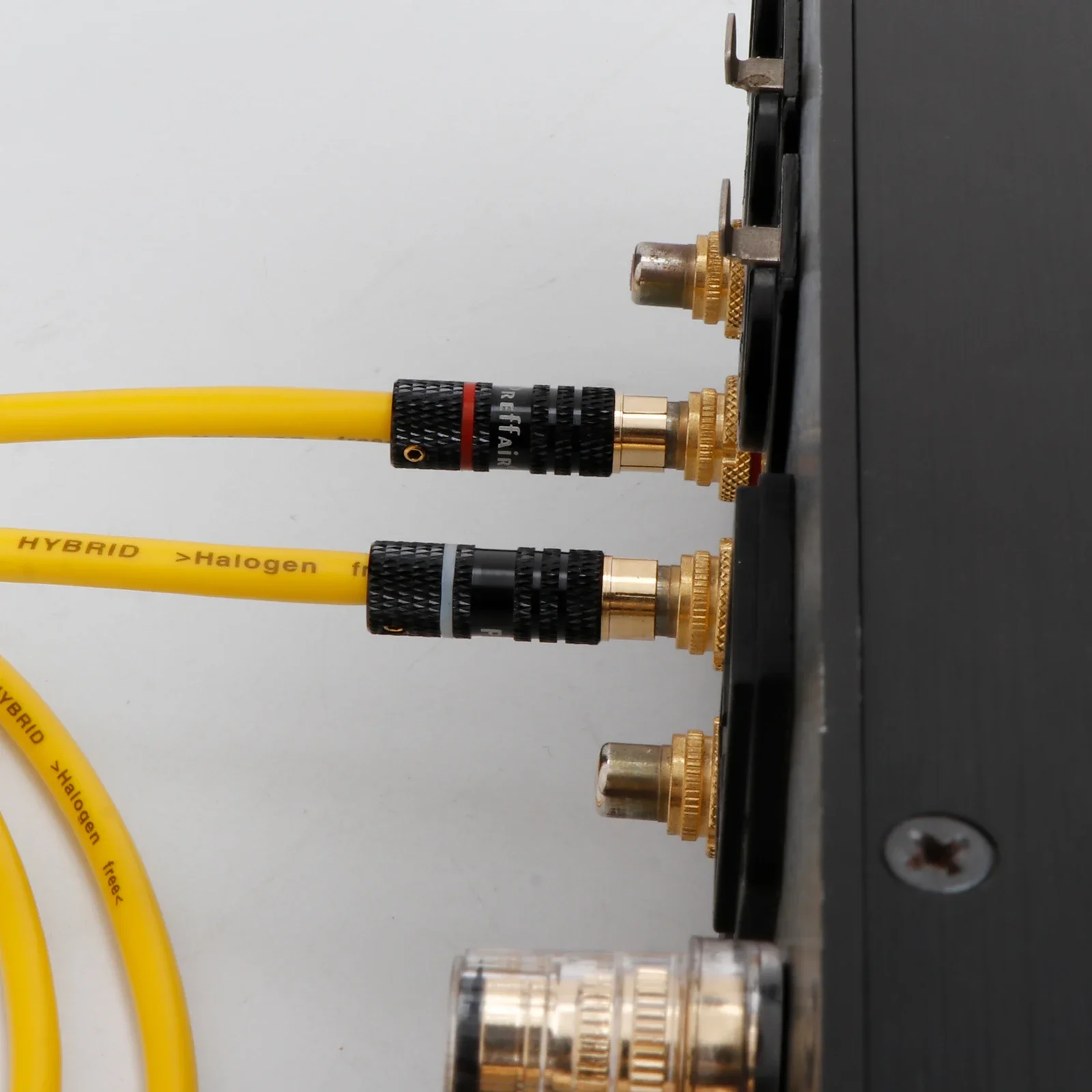 زوج فان دن هول RCA كابل الصوت 1.5 متر فيديو تمديد كابل واحد VDH RCA كابل ربط مطلية بالذهب RCA جاك