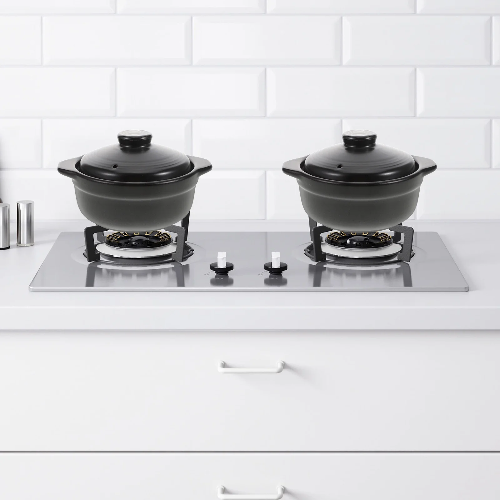 

Ceramic Stew Pot Multi Functional Cooking Pot for Boiling Braising Soup Kitchen Casserole Home Use Ceramic Casserole